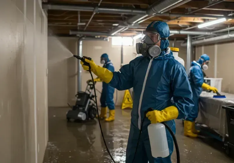 Basement Sanitization and Antimicrobial Treatment process in Crook County, OR